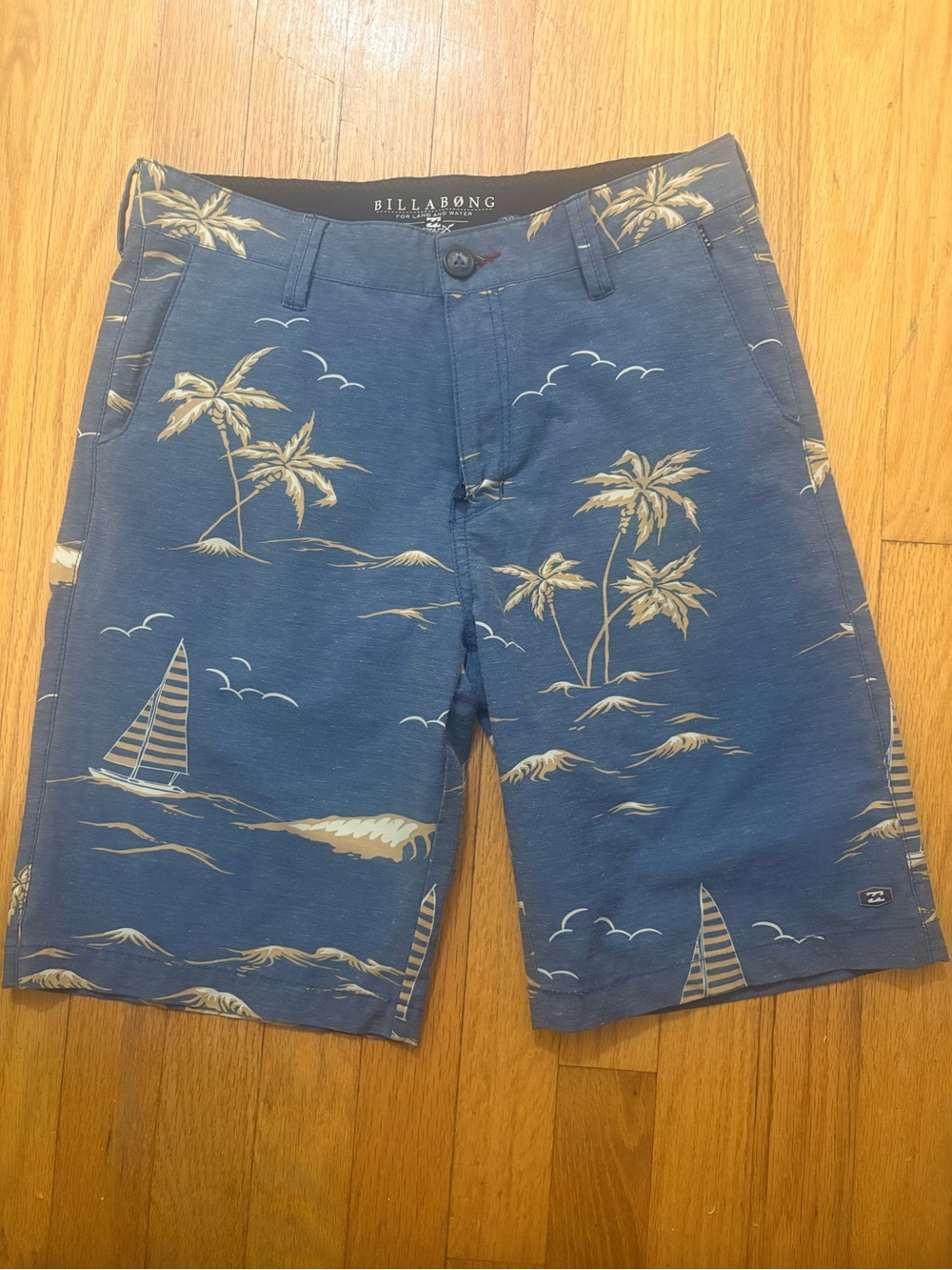 Billabong Black and Navy Men's Boardshort Waistband